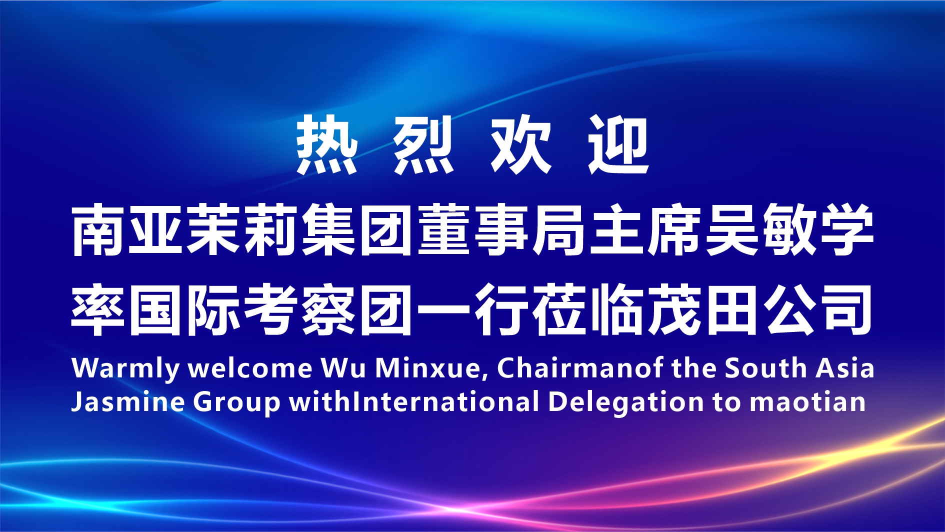 有朋自遠(yuǎn)方來(lái)，不亦樂(lè)乎 | 南亞茉莉集團(tuán)董事局主席吳敏學(xué)率國(guó)際考察團(tuán)一行蒞臨茂田公司